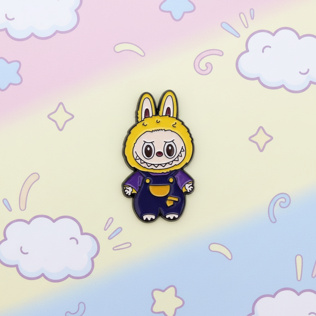 Labubu Farmer Pin