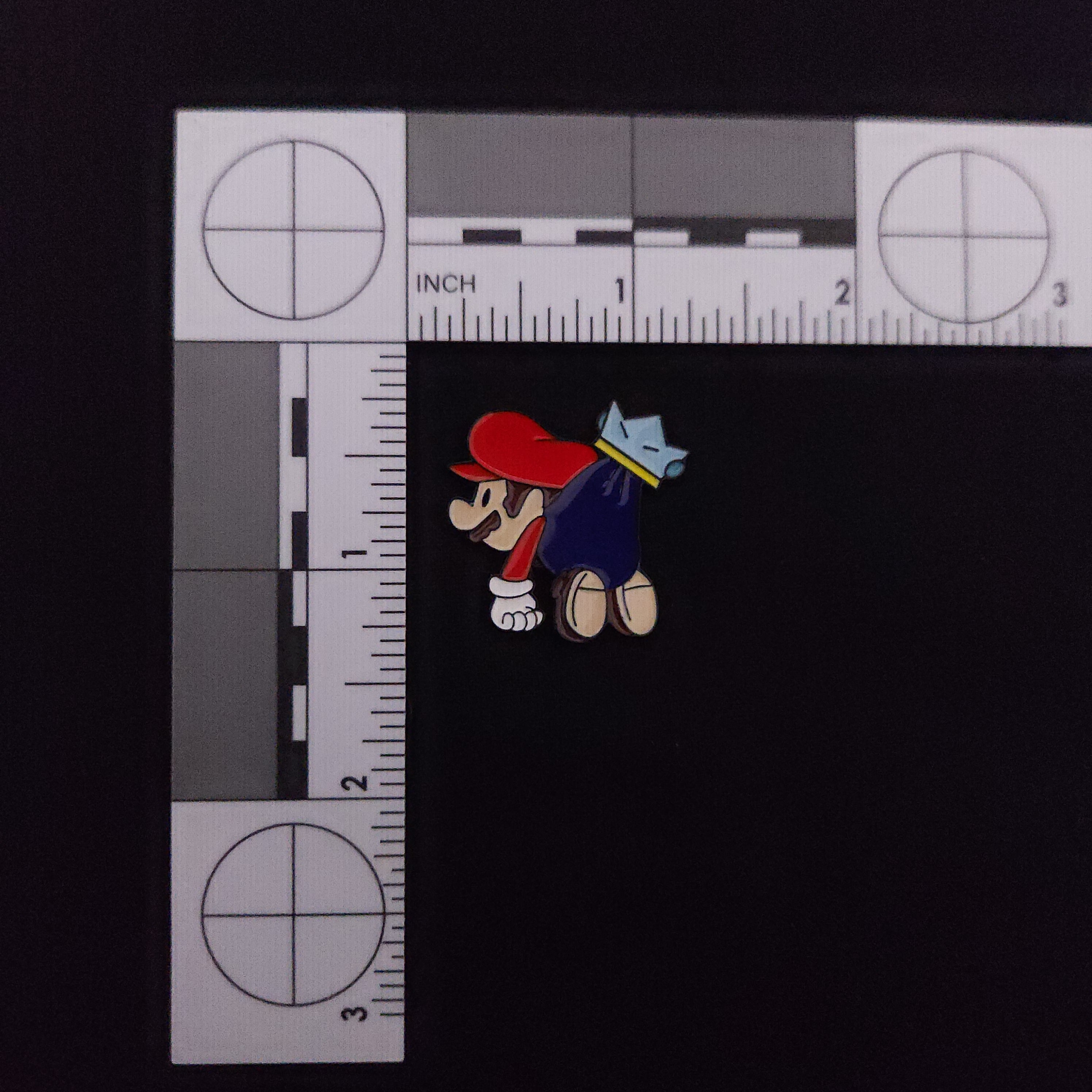 Super Mario Bros. Chibi Paper Clip Mario Pin