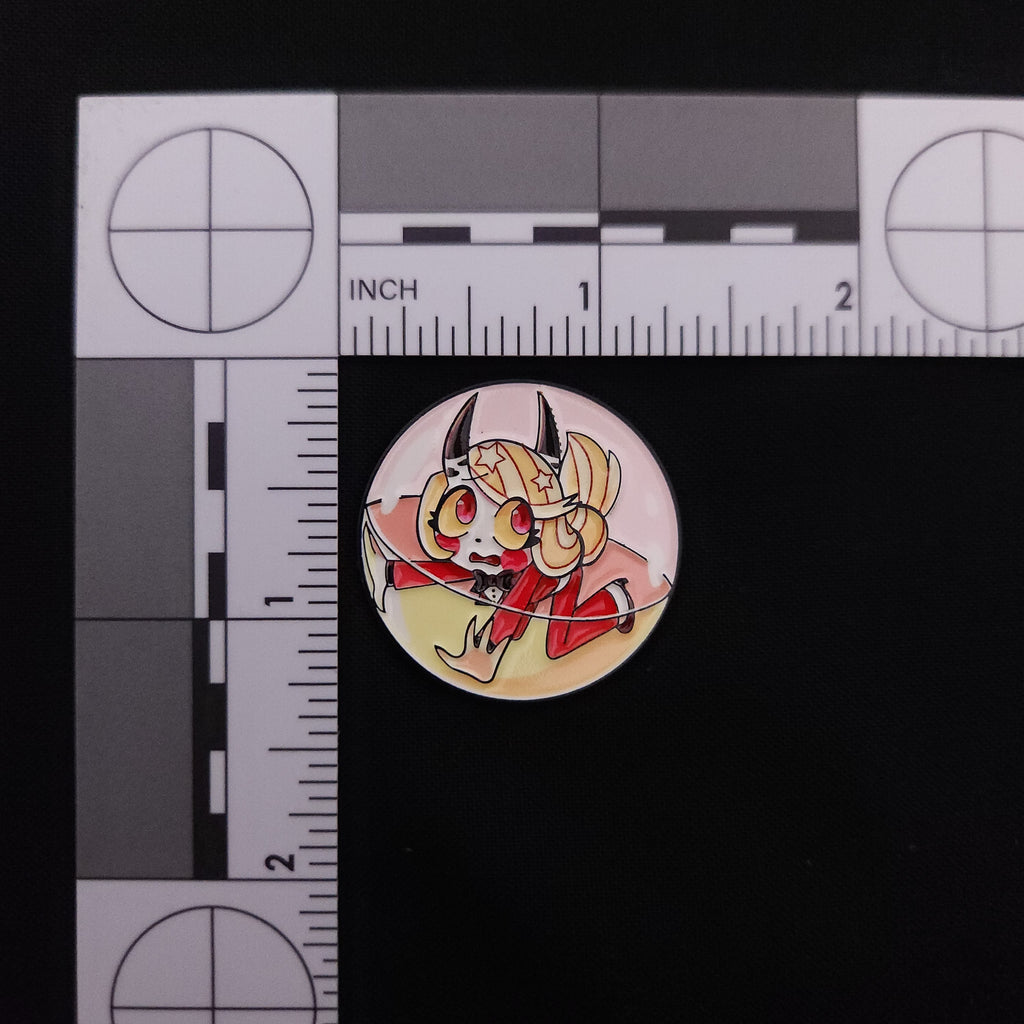 Hazbin Hotel Charlie Round Pin