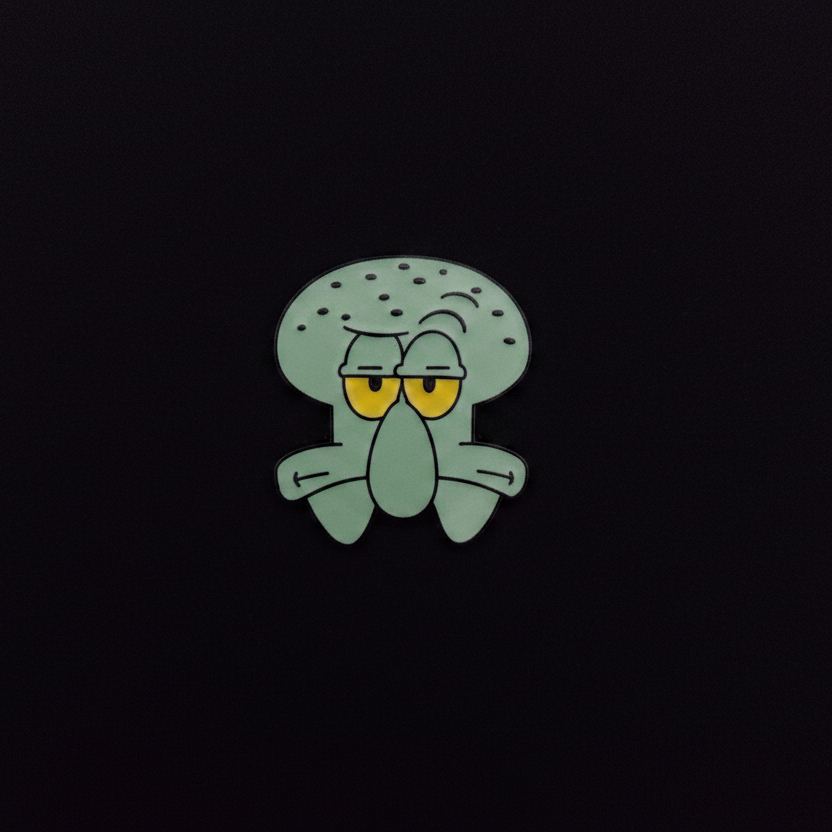 SpongeBob Square Pants Tooth Squidward Pin