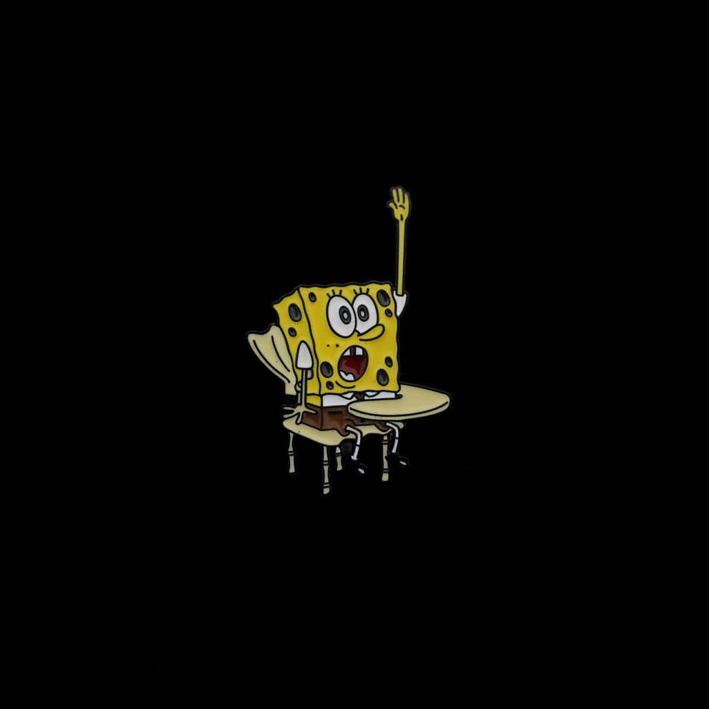 SpongeBob Square Pants SpongeBob Question Pin