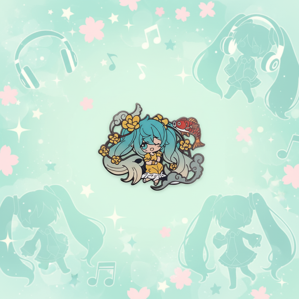 Hatsune Miku Chibi Mini Pins