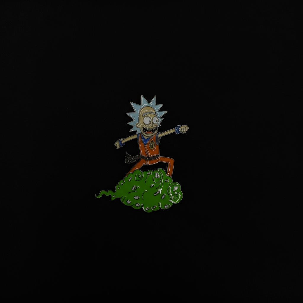 Rick and Morty Goku Rick  Pin