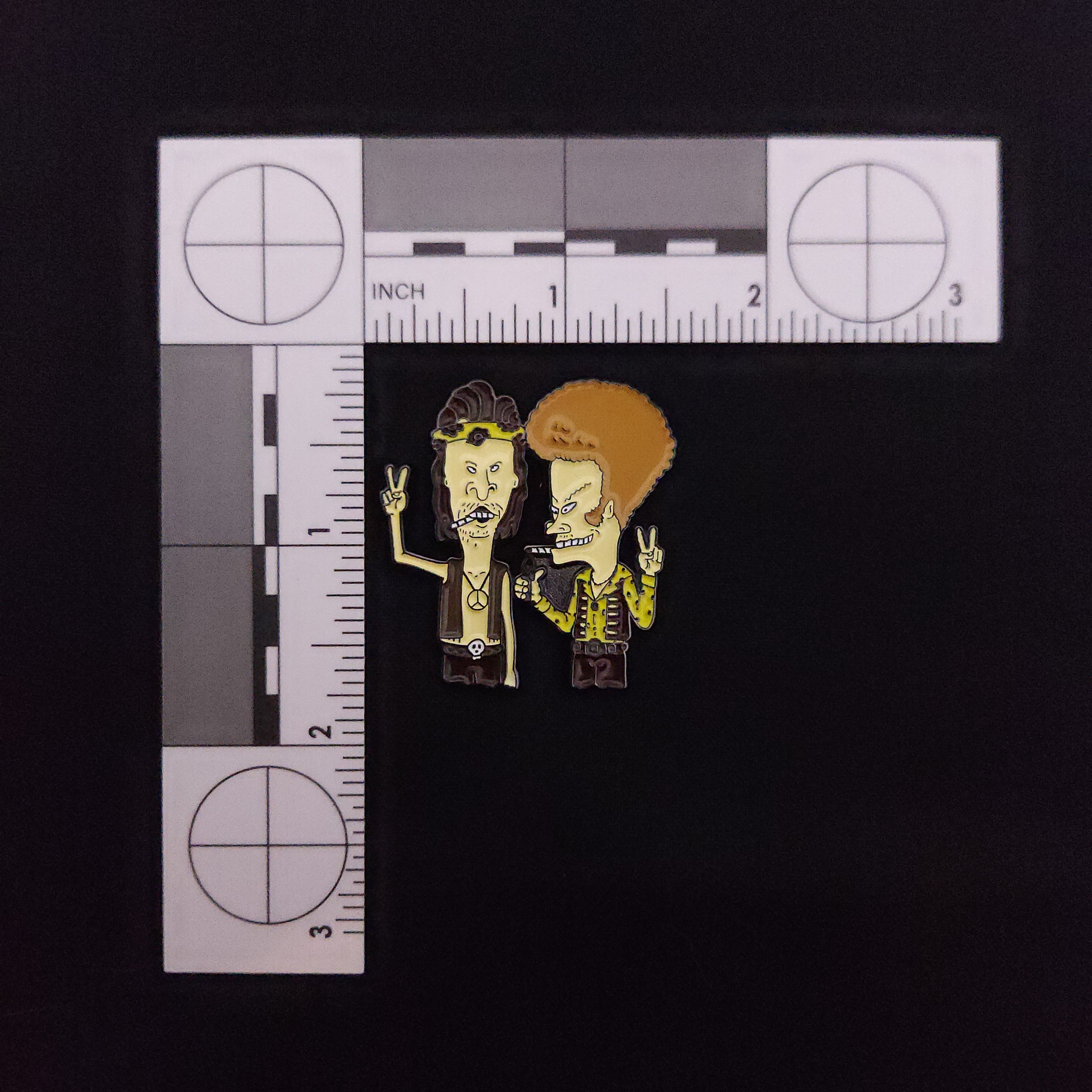 Beavis and Butthead Hippies Pin