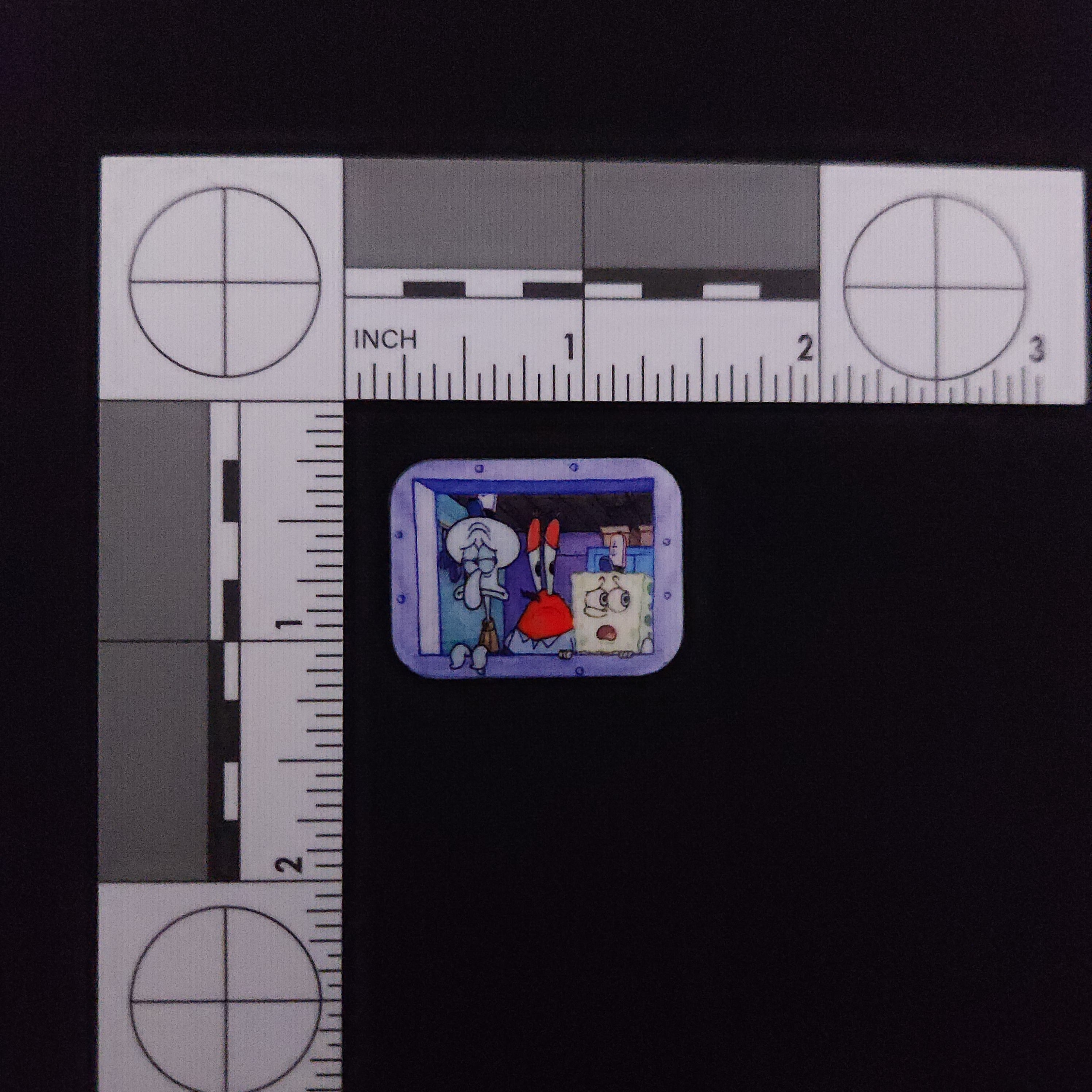 SpongeBob Square Pants SpongeBob Squidward and Mr Krabs Picture Pin
