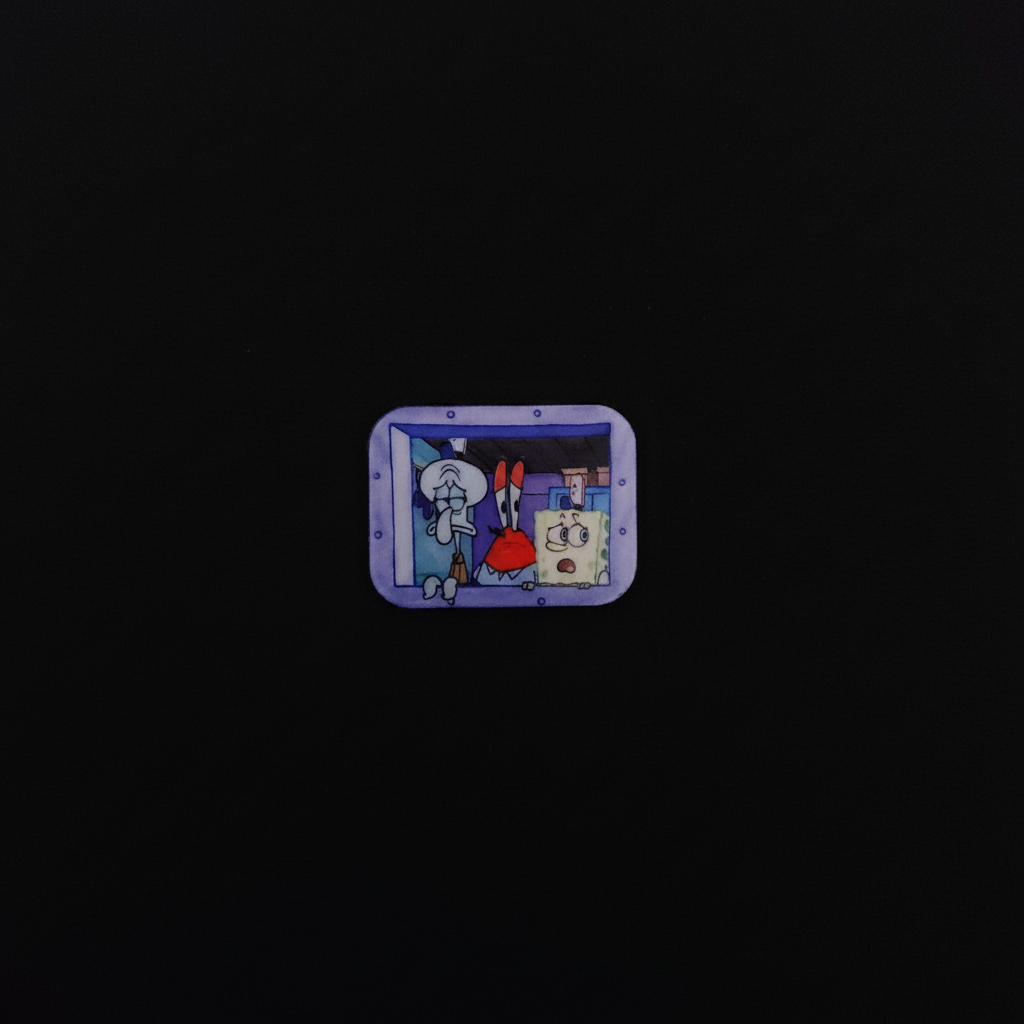 SpongeBob Square Pants SpongeBob Squidward and Mr Krabs Picture Pin