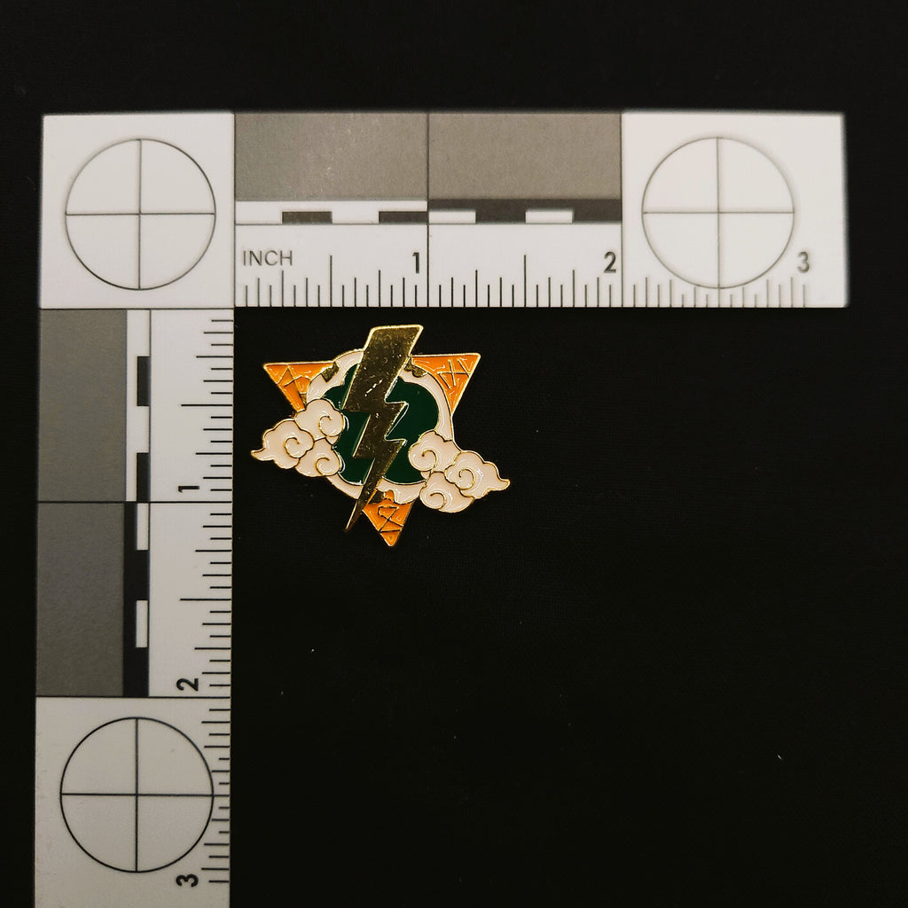 Demon Slayer Zenitsu Logo Pin
