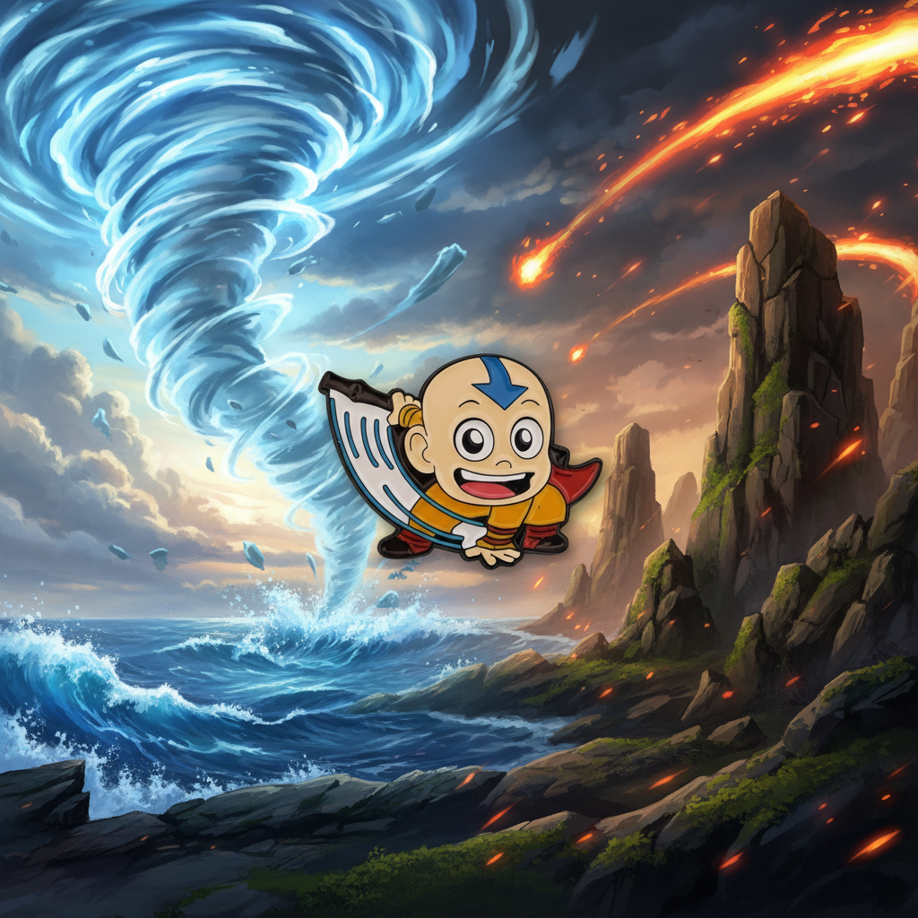 Avatar the Last Airbender Aang Pin