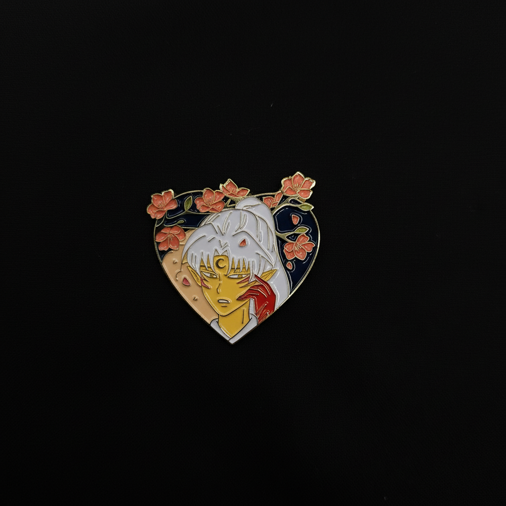 Inuyasha Sesshomaru Heart Pin