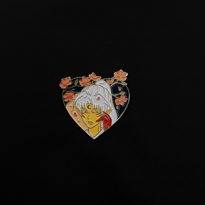 Inuyasha Sesshomaru Heart Pin