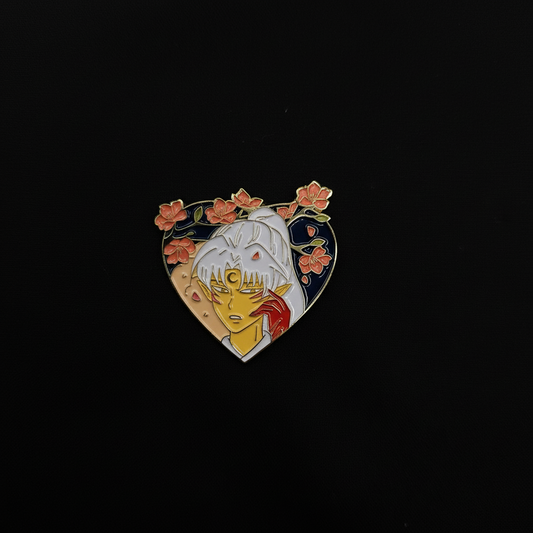 Inuyasha Sesshomaru Heart Pin