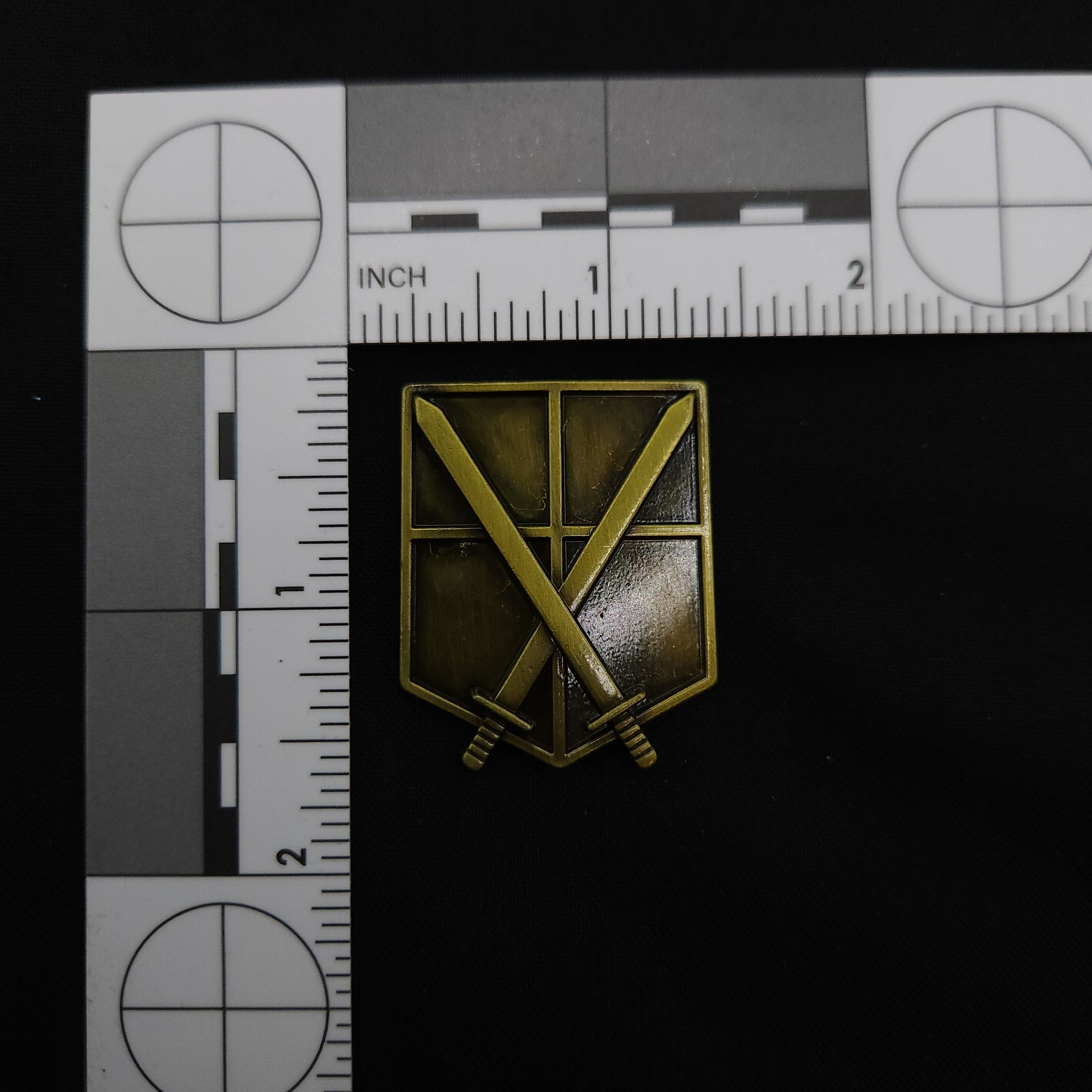 Attack on Titan Brass Military Branches Badges