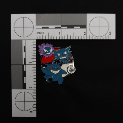 Pokemon Ghastly Haunter and Gengar Pin