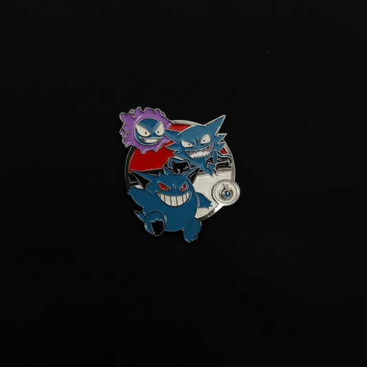 Pokemon Ghastly Haunter and Gengar Pin