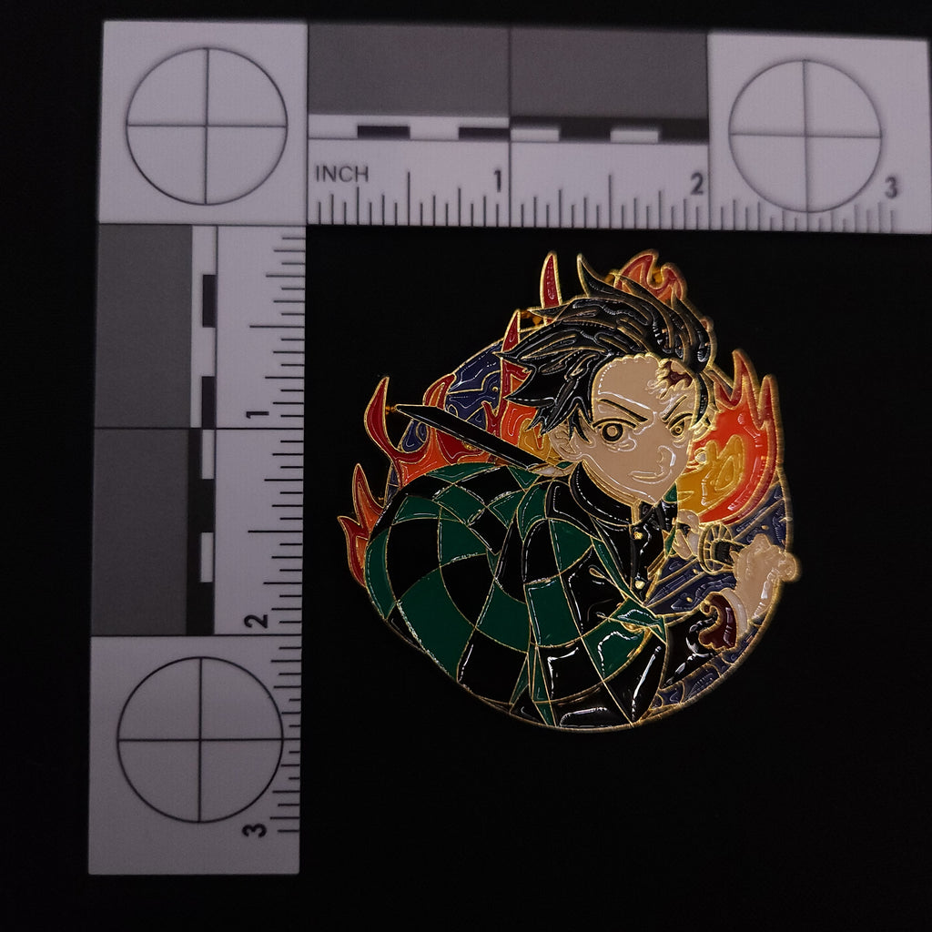 Demon Slayer Tanjiro Fire Pin