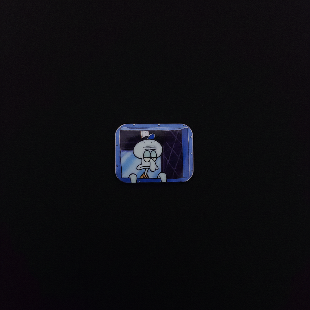 SpongeBob Square Pants Squidward Picture Pin
