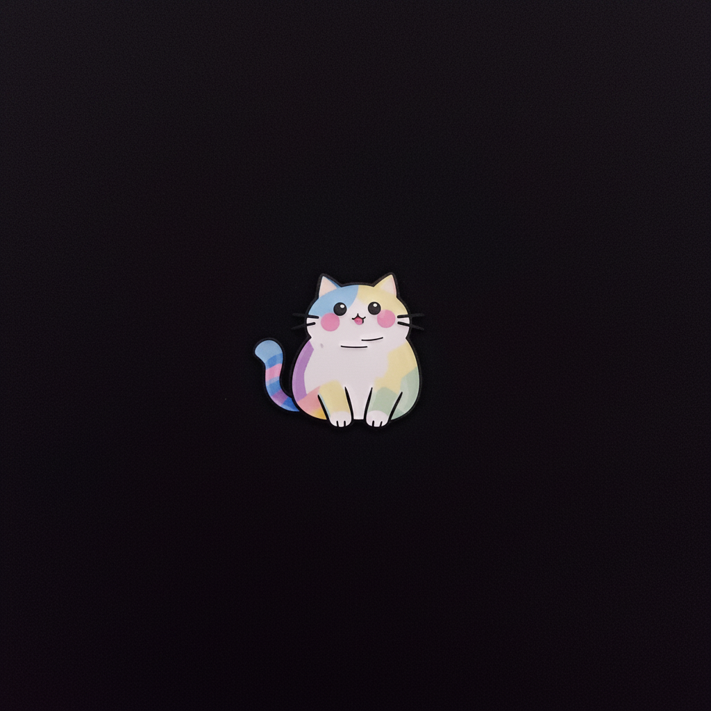 Cats Rainbow Cats Pin