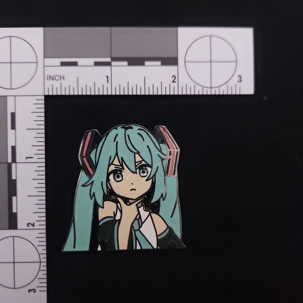 Hatsune Miku Thinking Miku Pin