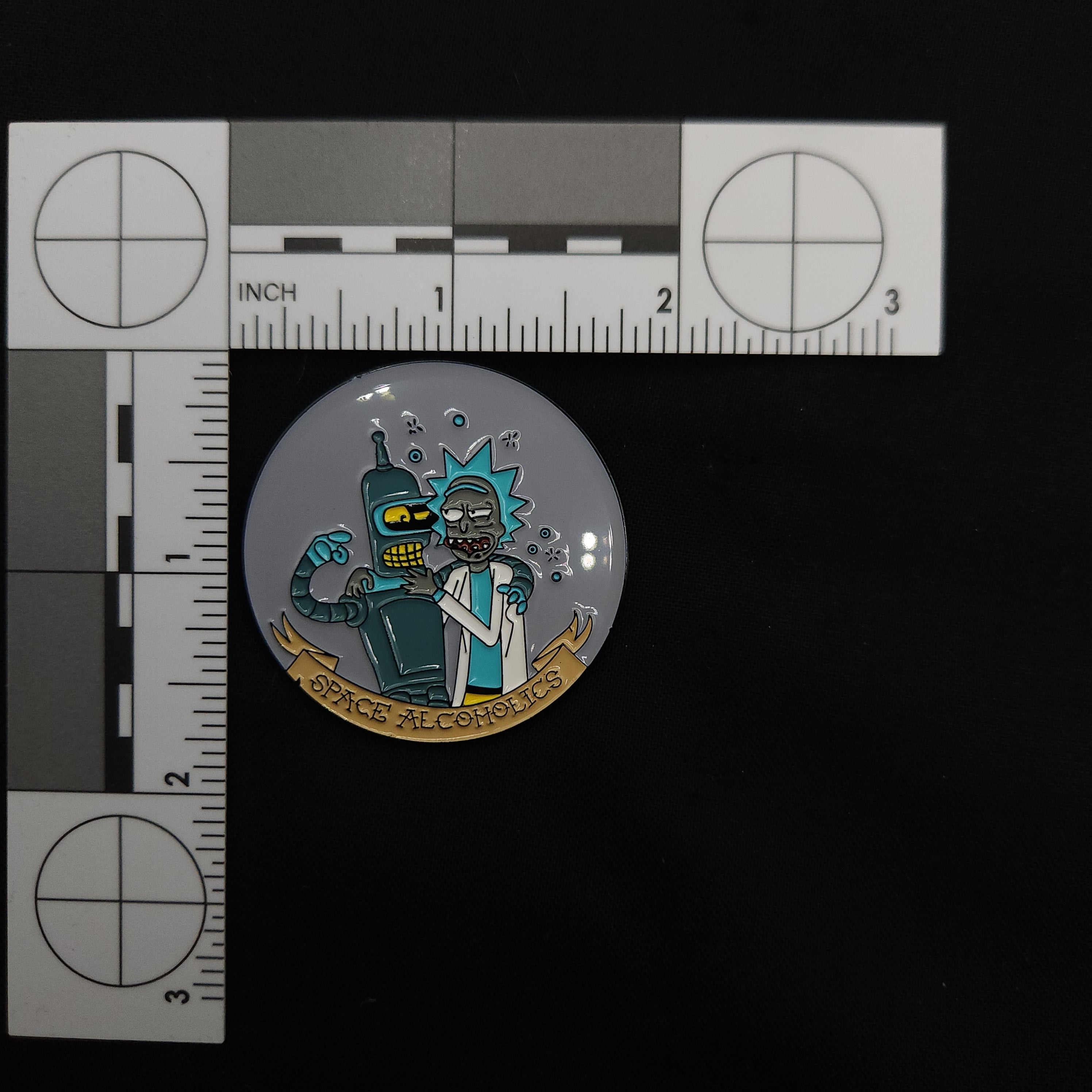 Rick and Morty Rick and Bender Space Alcholics Pin