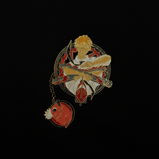 Chainsaw Man Chainsaw x Pochita Pin