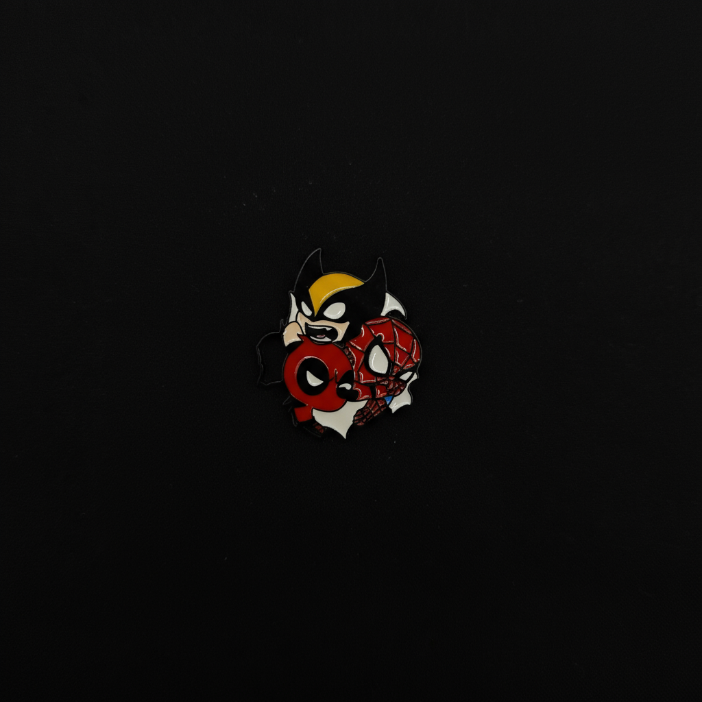 Marvel Wolverine x Deadpool x Spiderman Pin