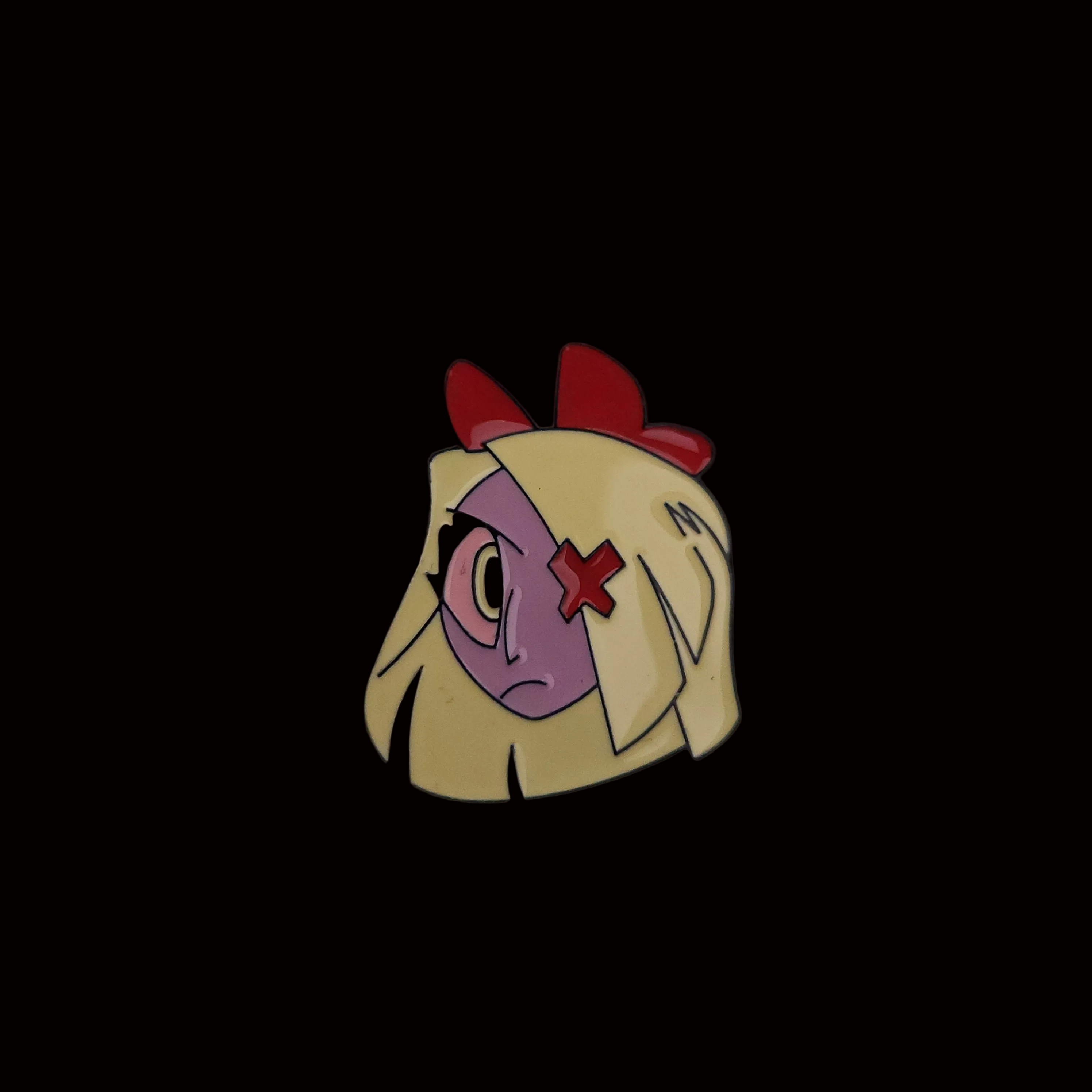 Hazbin Hotel Vaggy Face Pin
