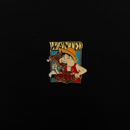One Piece Wanted Pins