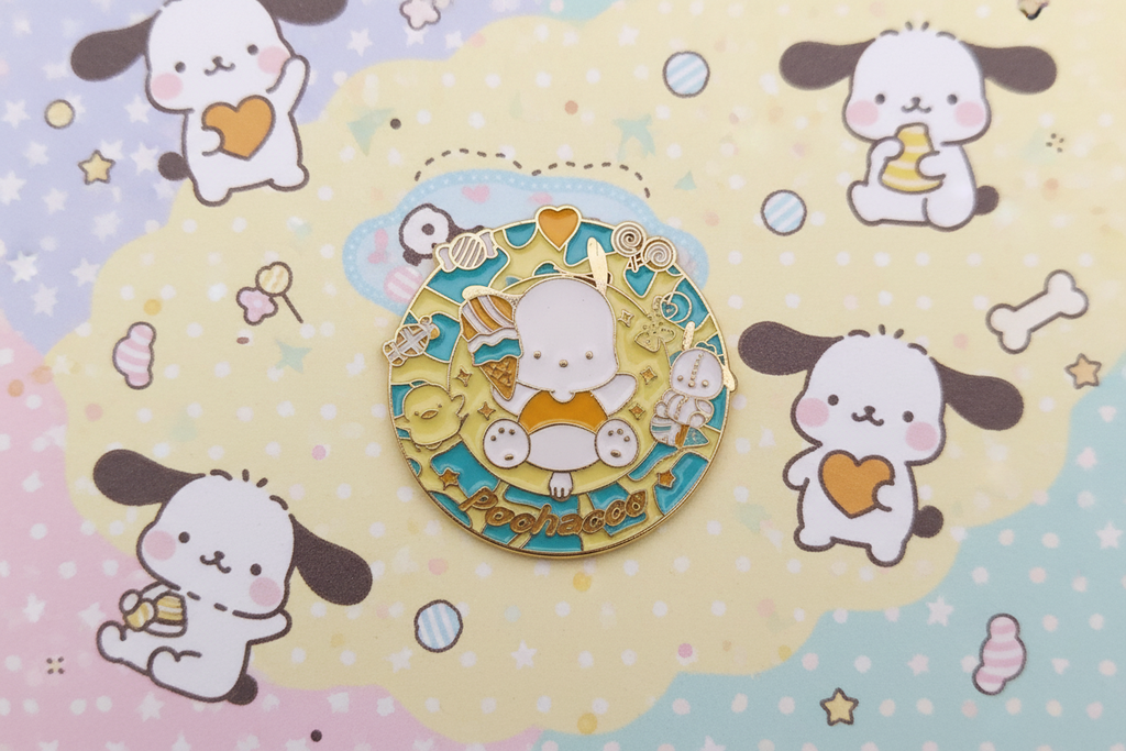 Hello Kitty Pochacco Pins