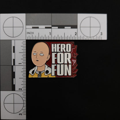 One Punch Man Hero For Fun Pin