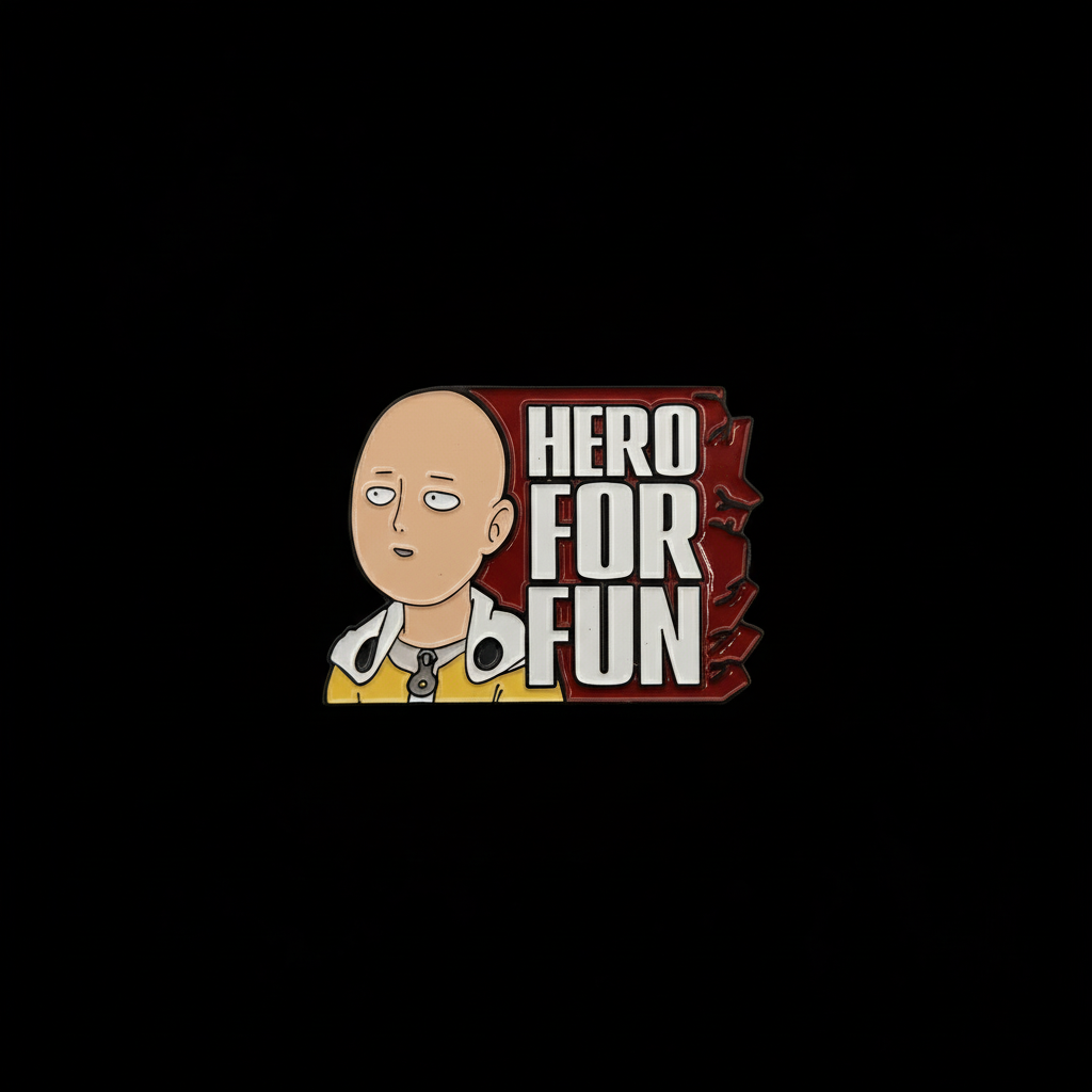 One Punch Man Hero For Fun Pin