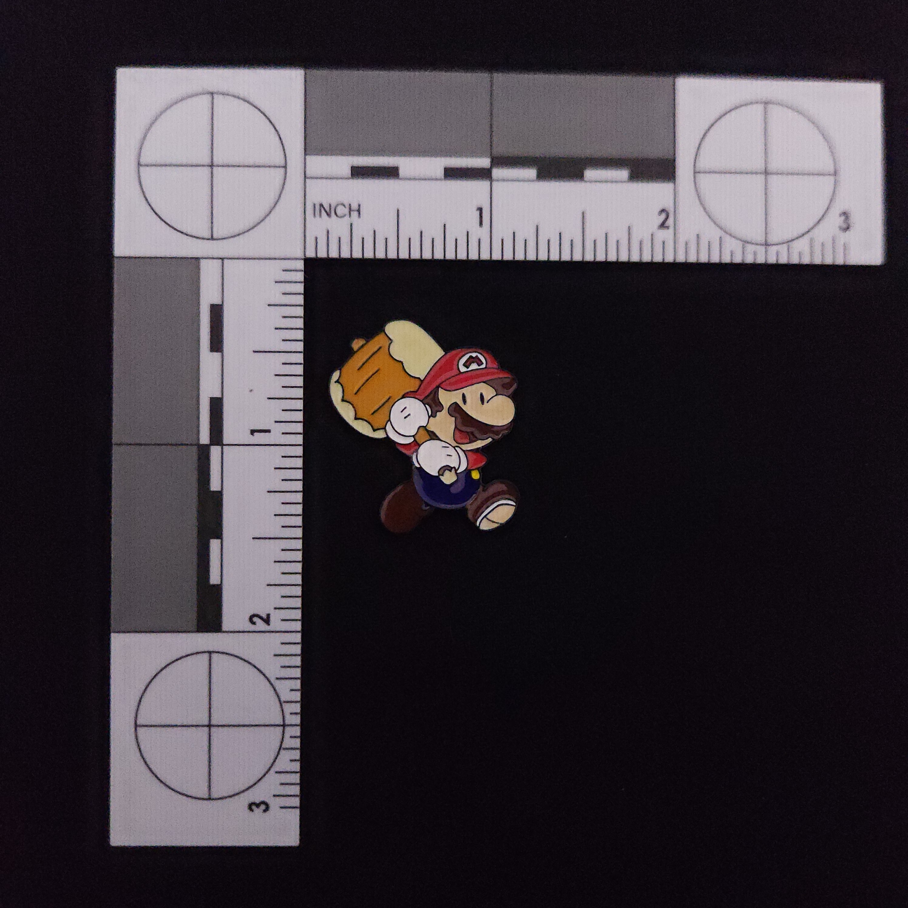 Super Mario Bros. Chibi Mario and Mallet Pin