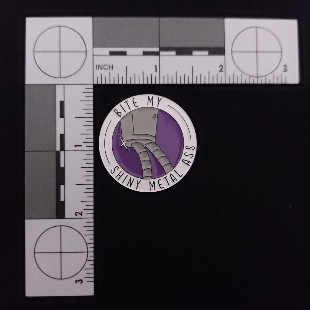 Futurama Bender "Bite My Shiney Metal Ass" Pin