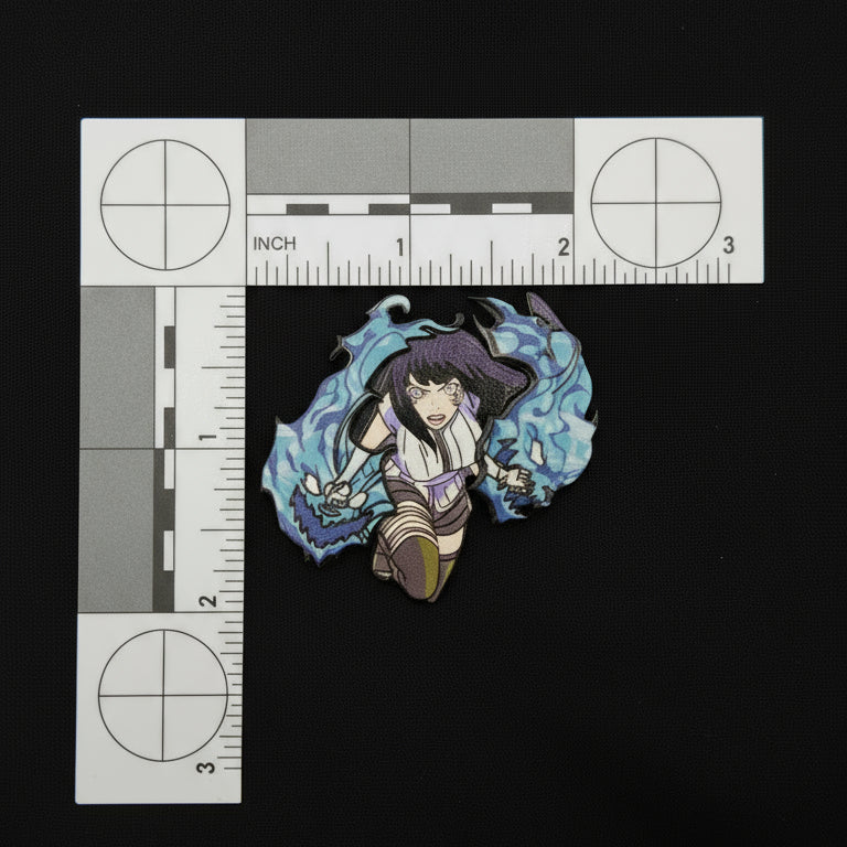 Naruto Hinata Twin Lion Fists Pin