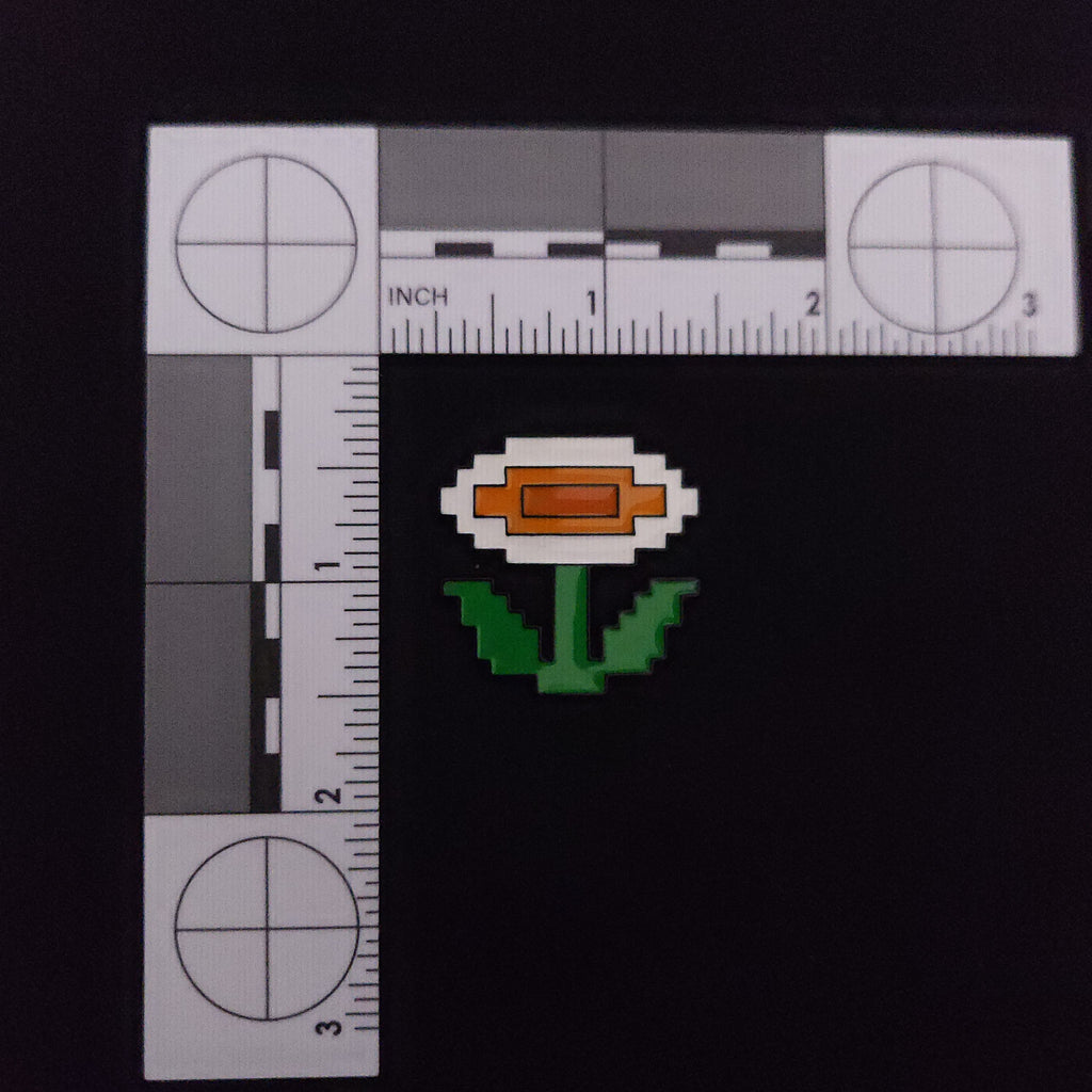 Super Mario Bros. 8-Bit Flower Power Pin
