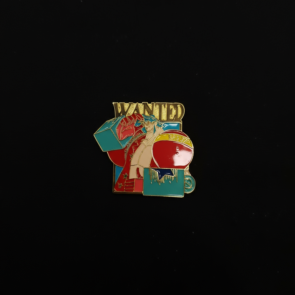 One Piece Wanted Pins