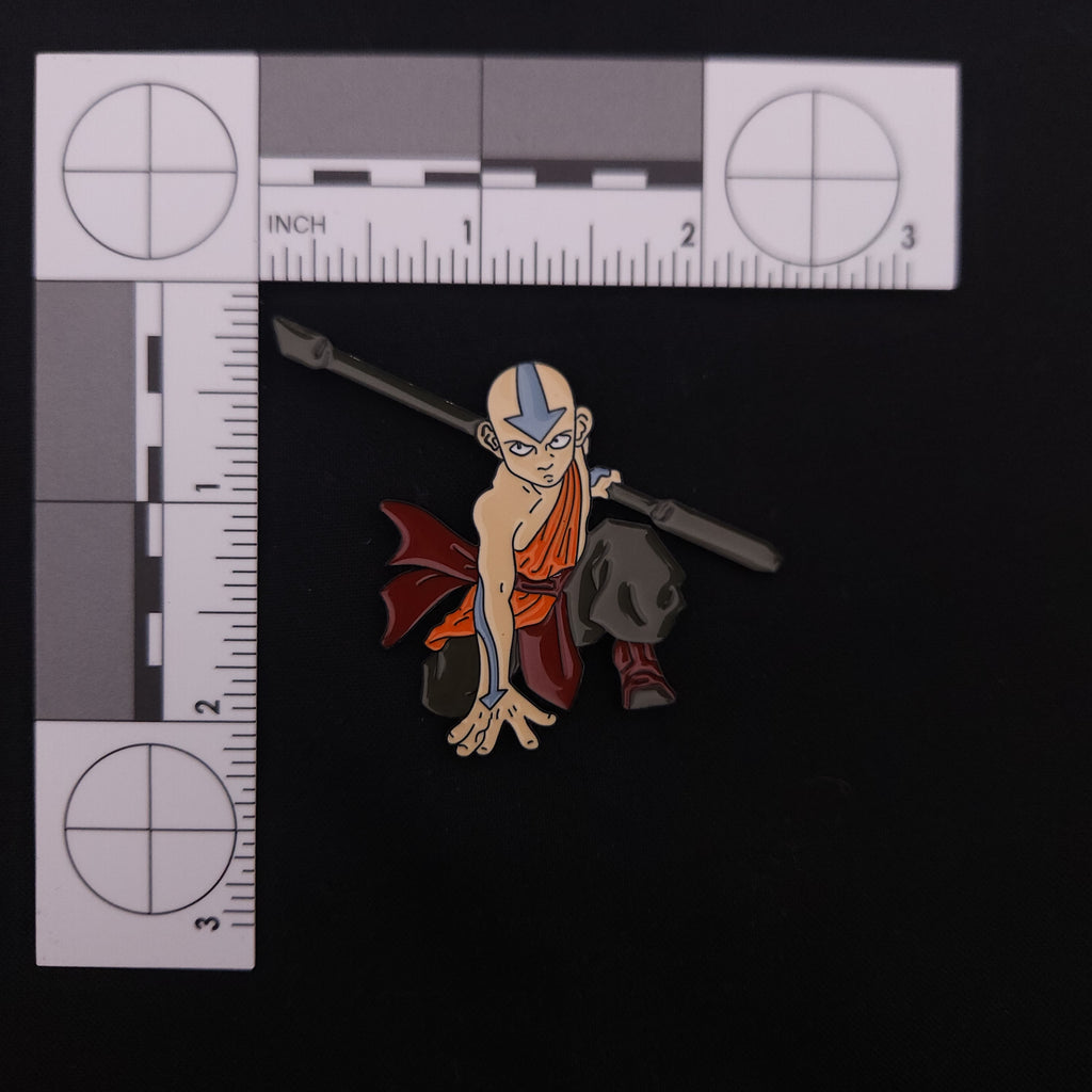 Avatar the Last Airbender Aang and Staff Pin