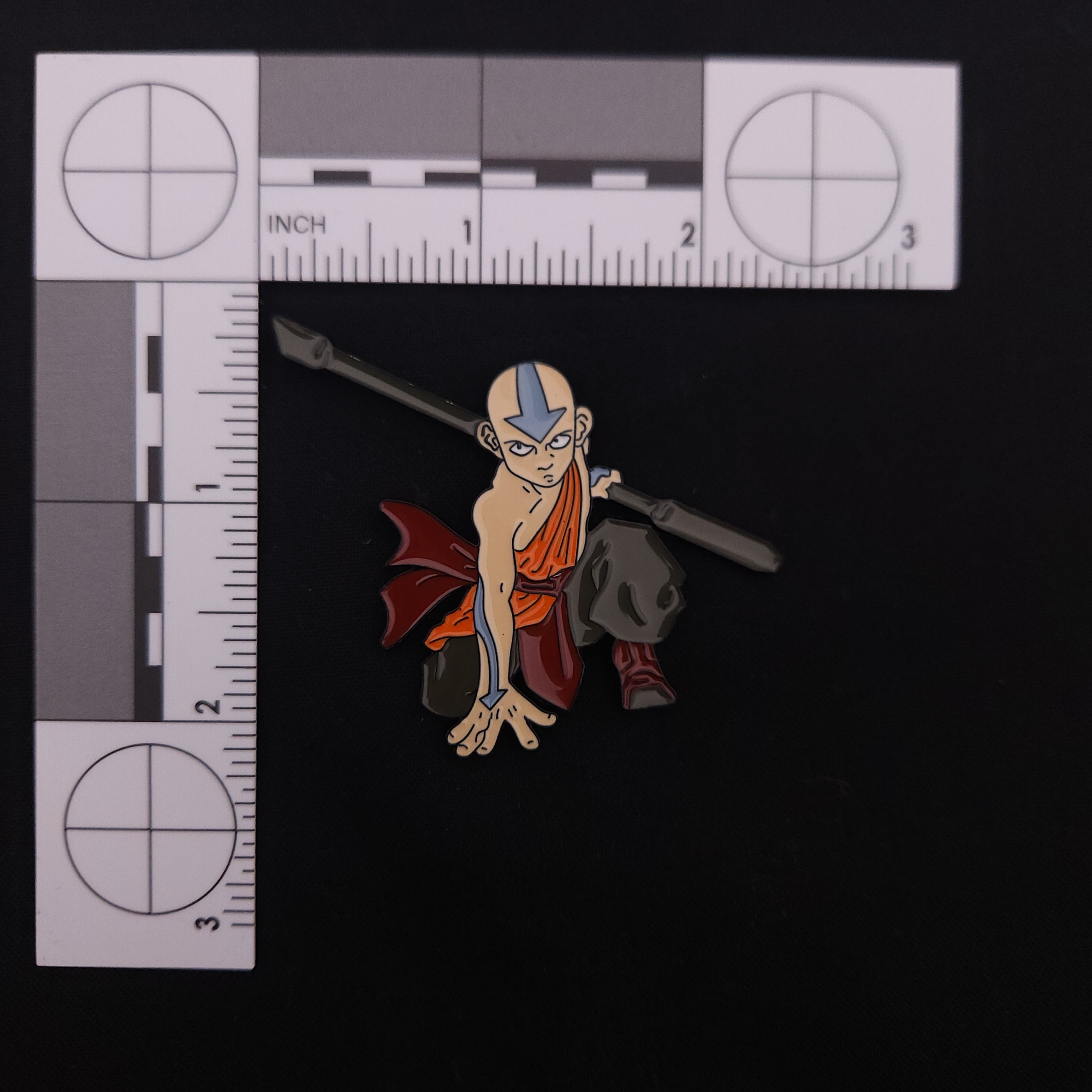 Avatar the Last Airbender Aang and Staff Pin