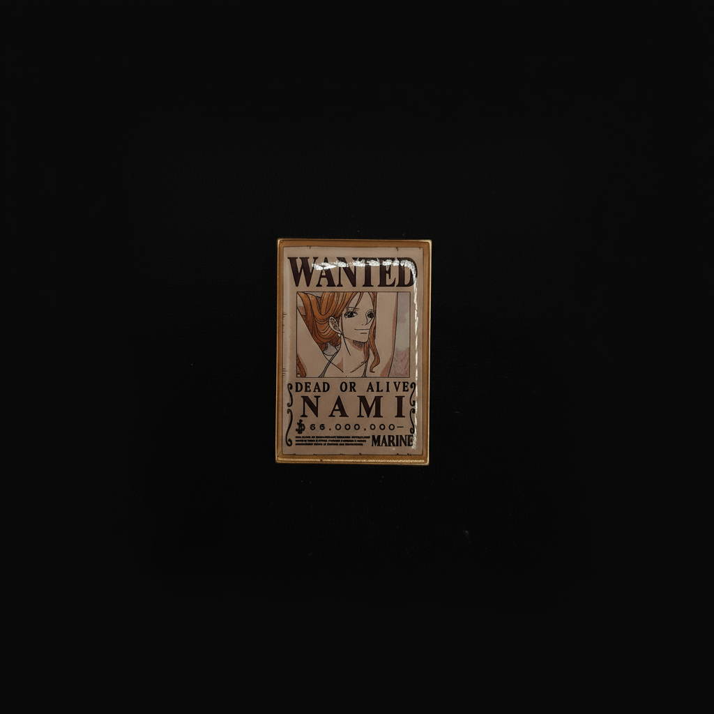 One Piece Nami Wanted Poster Pin