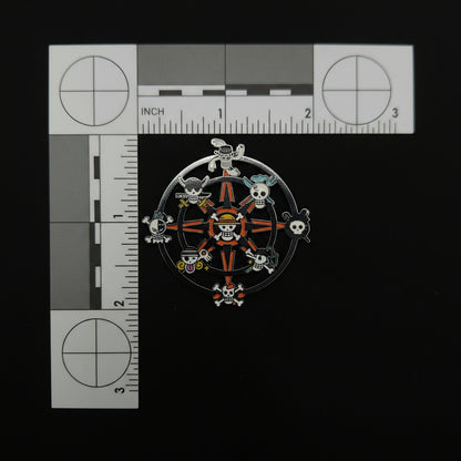 One Piece Straw Hat Crew Skulls Compass