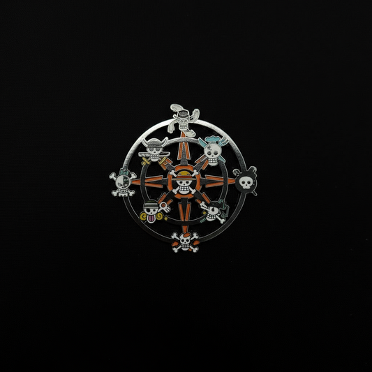 One Piece Straw Hat Crew Skulls Compass