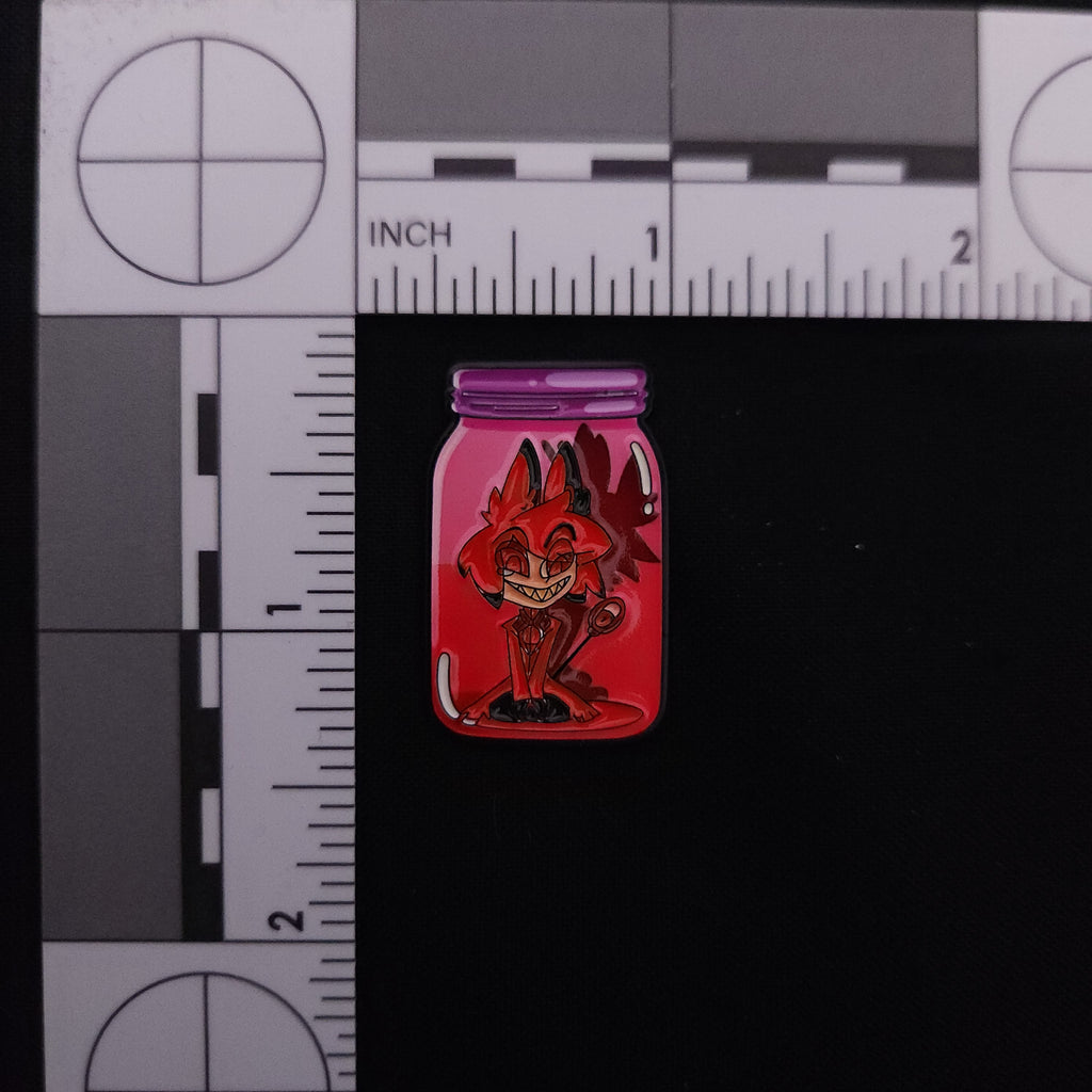 Hazbin Hotel in a Jar Pins