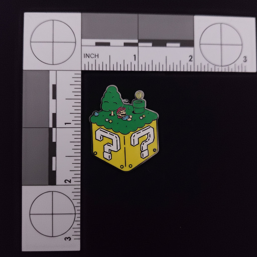 Super Mario Bros. Mystery Block Field Pin