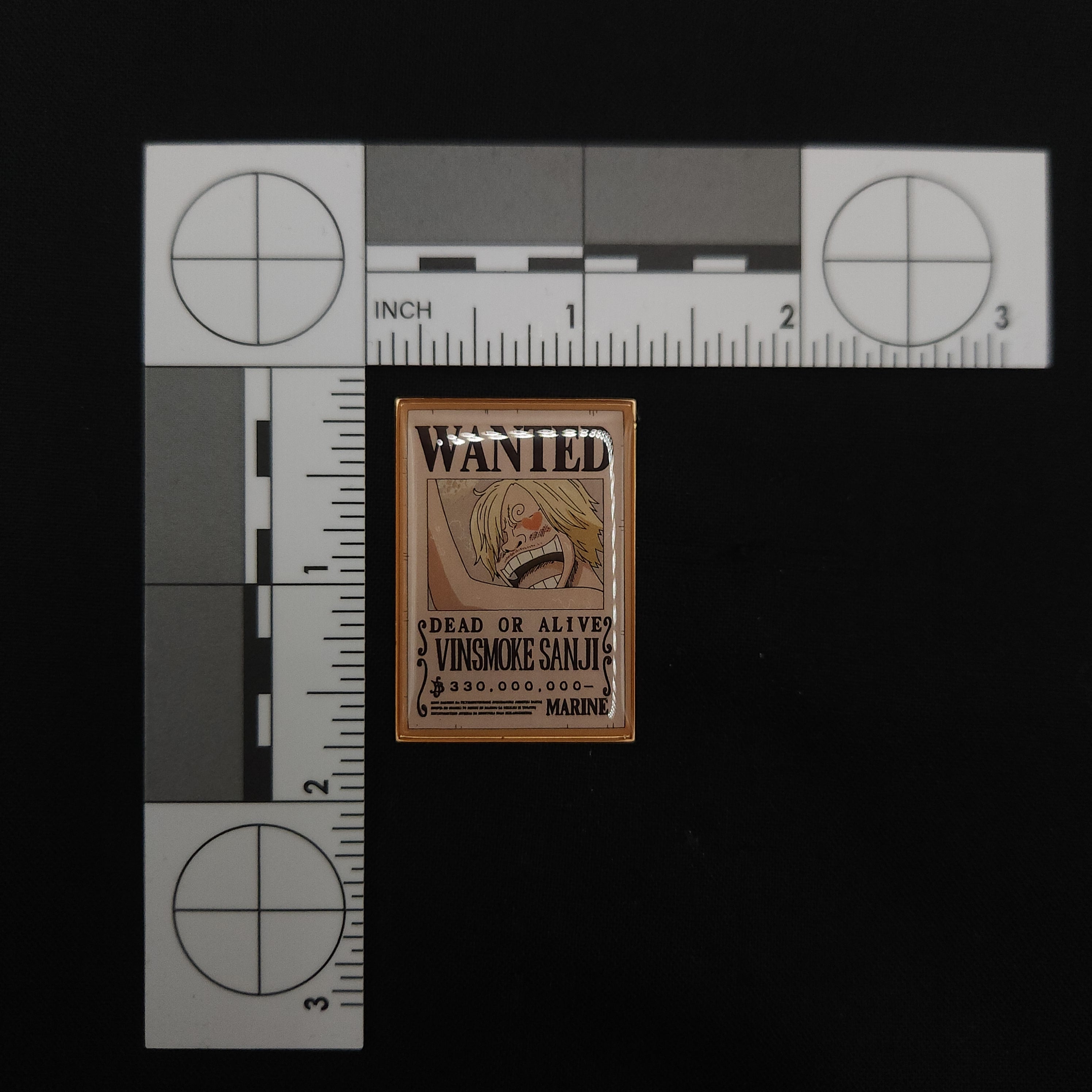 One Piece Sanji Wanted Poster Pin