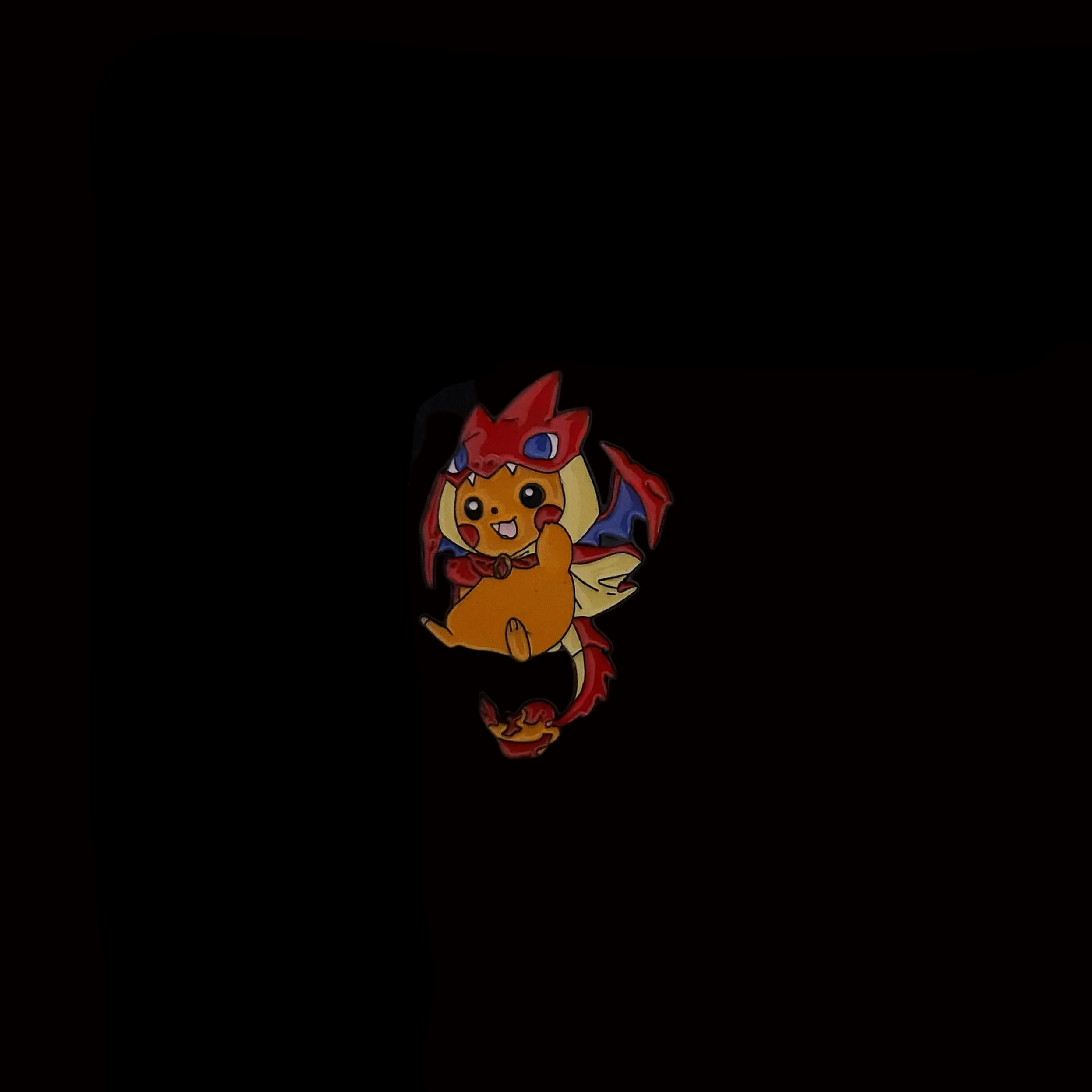 Pokemon Pikachu Charizard Costume Pin