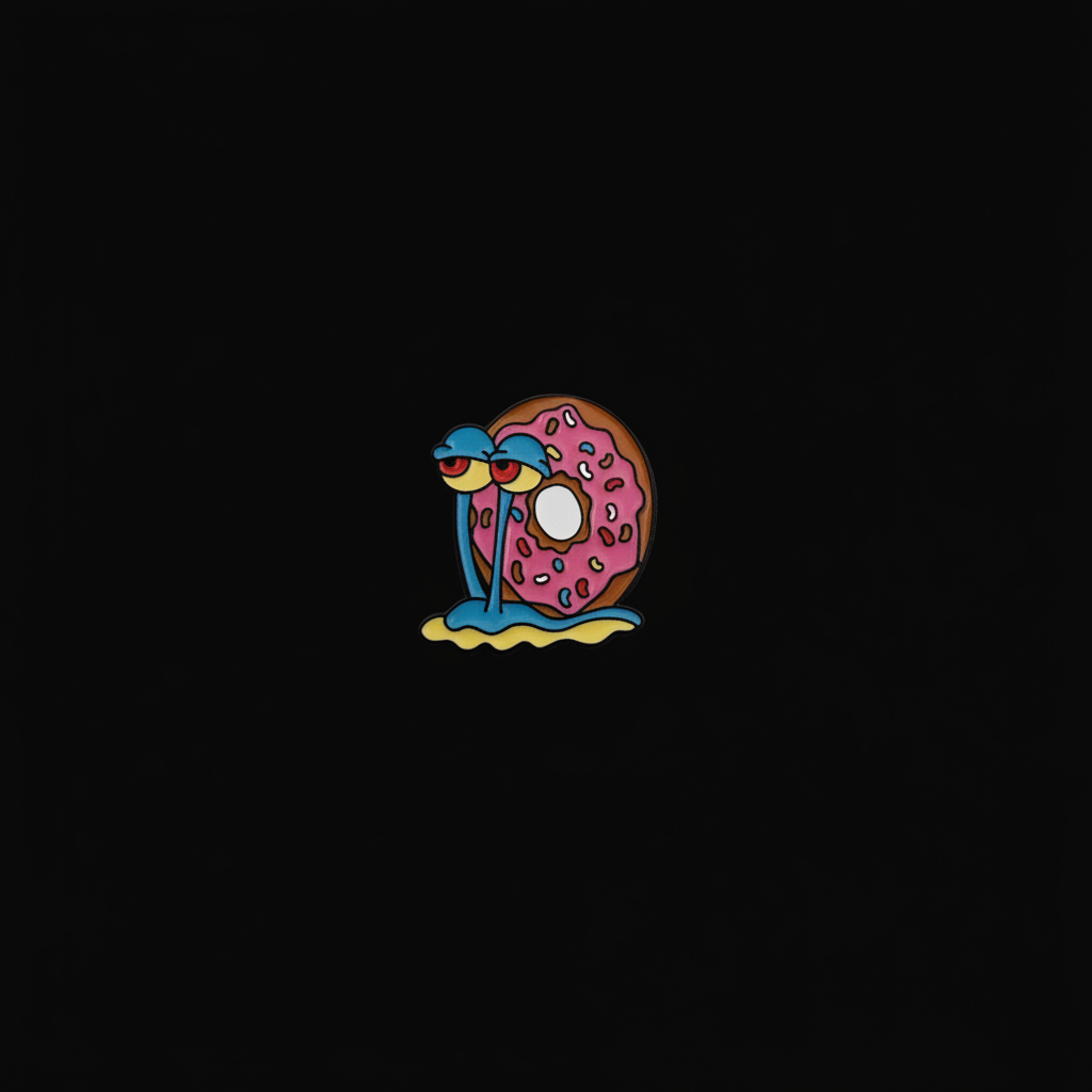 SpongeBob Square Pants Donut Gary Pin