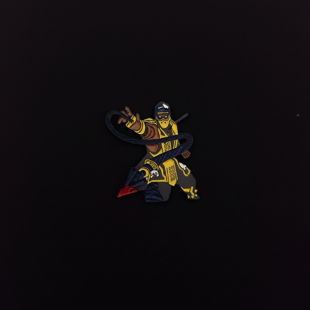 Mortal Kombat Scorpion Pin