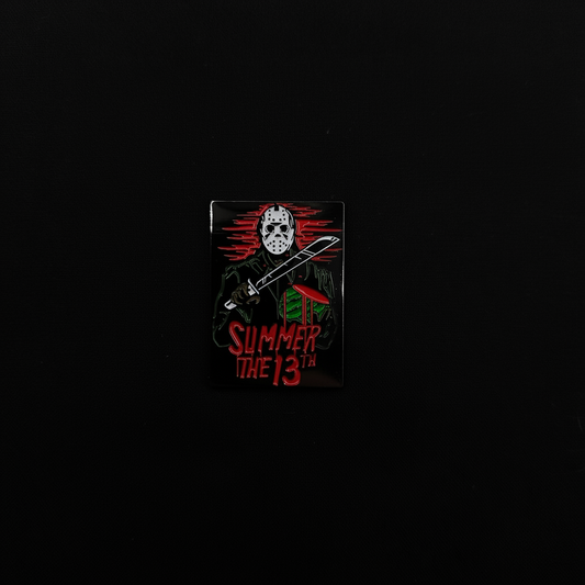 Friday the 13th Jason Watermelon Summer Pin