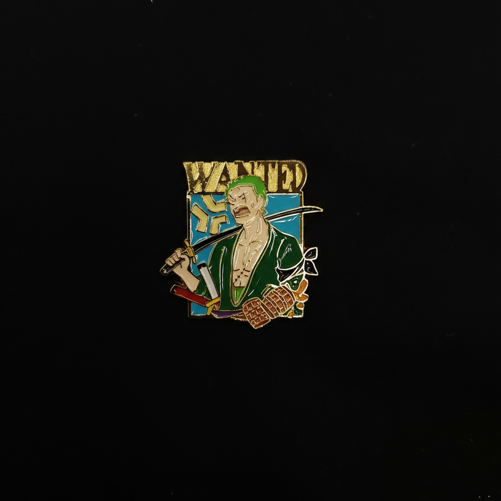 One Piece Wanted Pins