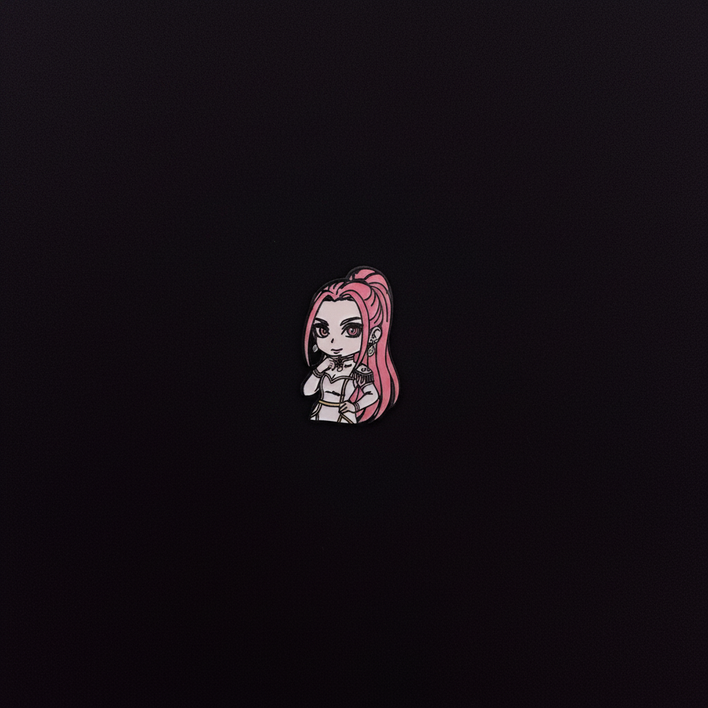 K-Pop Demon Hunters White Uniform Pins