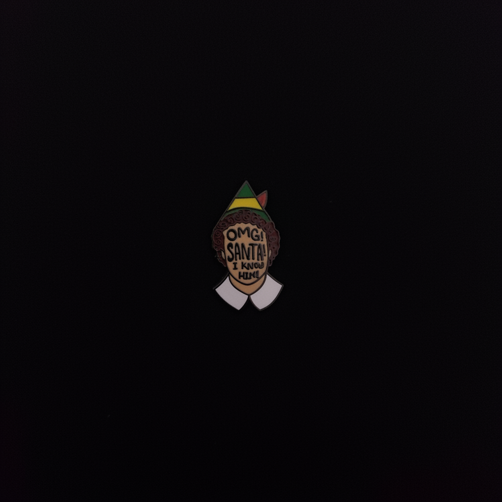 Elf Santa Pin